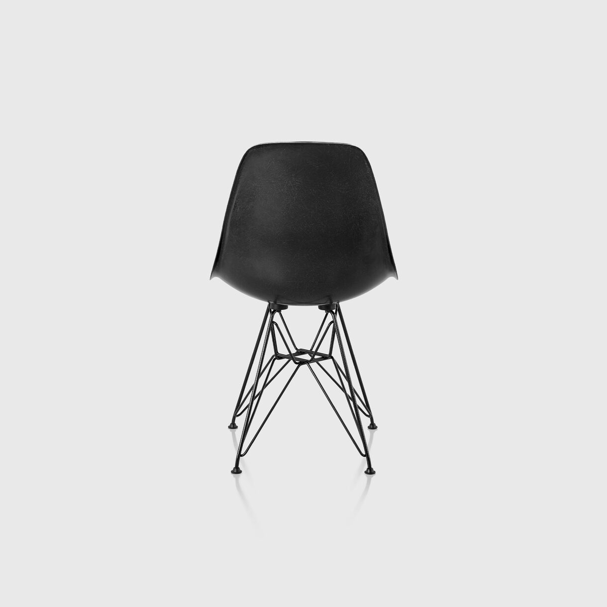 Eames Moulded Fibreglass Side Chair, Wire Base