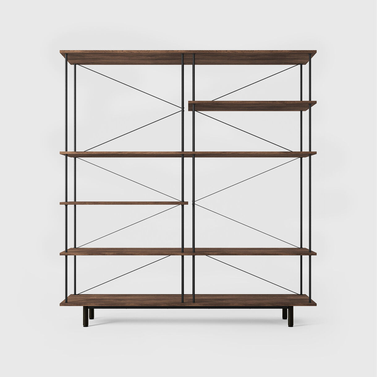 Seiton 4-2 Shelving, 4-2 R, Walnut