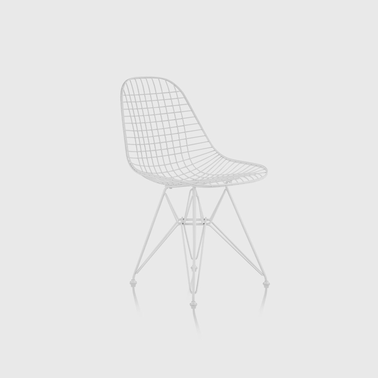 Eames Wire Chair, Wire Base, White