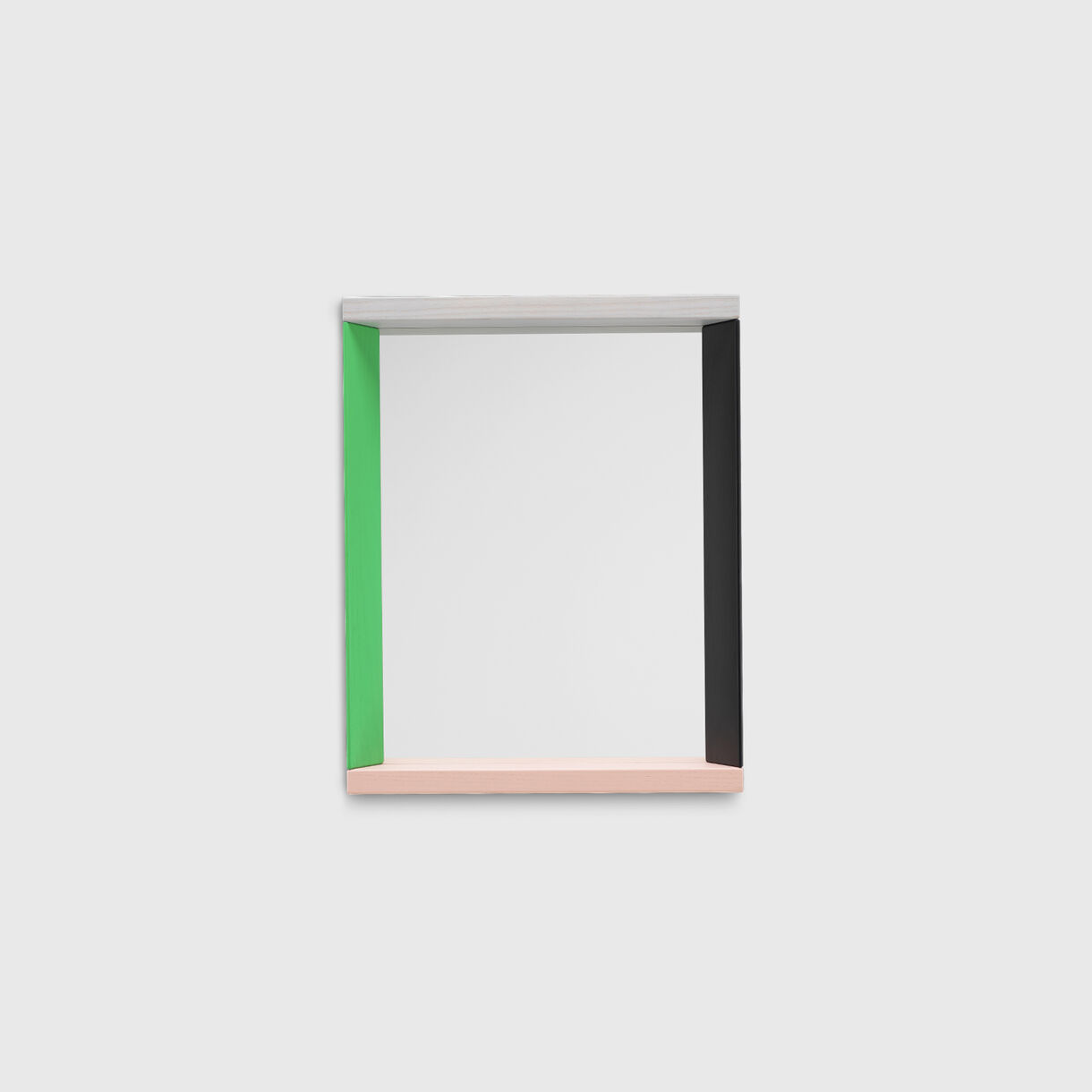Colour Frame Mirror, Small, Green/Pink