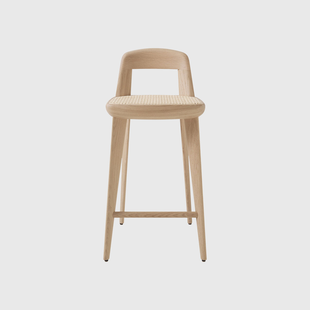Brutus Counter Stool, Oak Vienna Cane