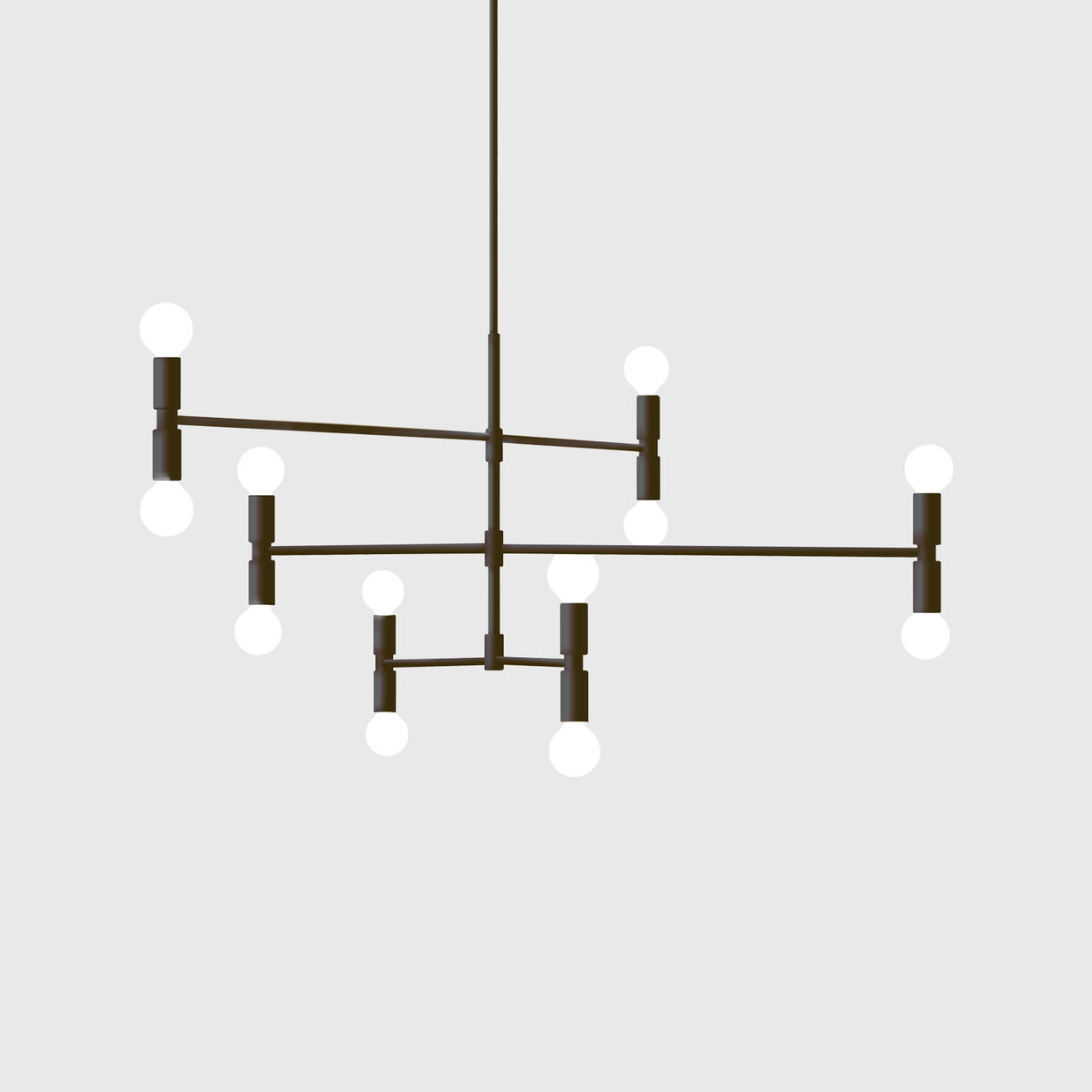 Dot 01 Atomium Pendant Lamp, Graphite