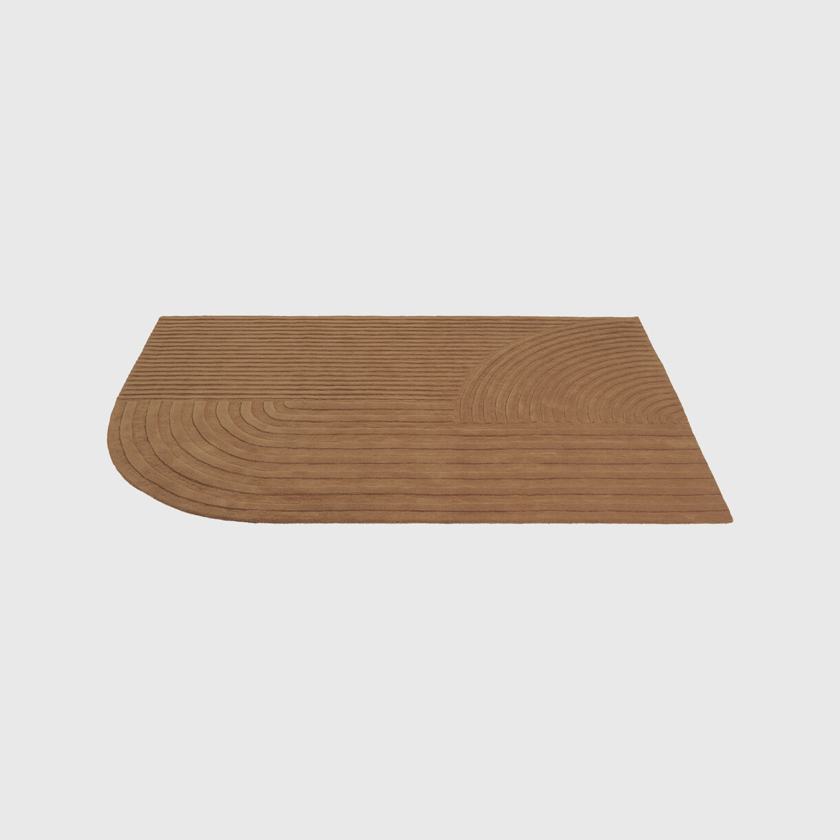 Relevo Rug, 2000 x 3000mm, Burnt Orange