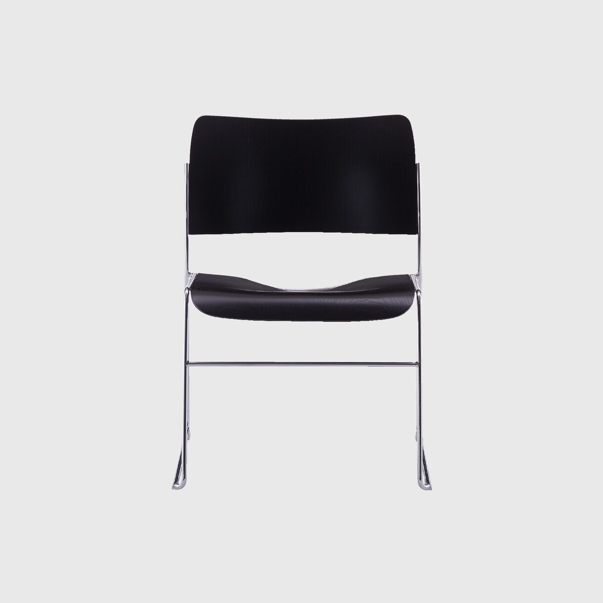 40/4 Lounge Chair,  Black Chrome