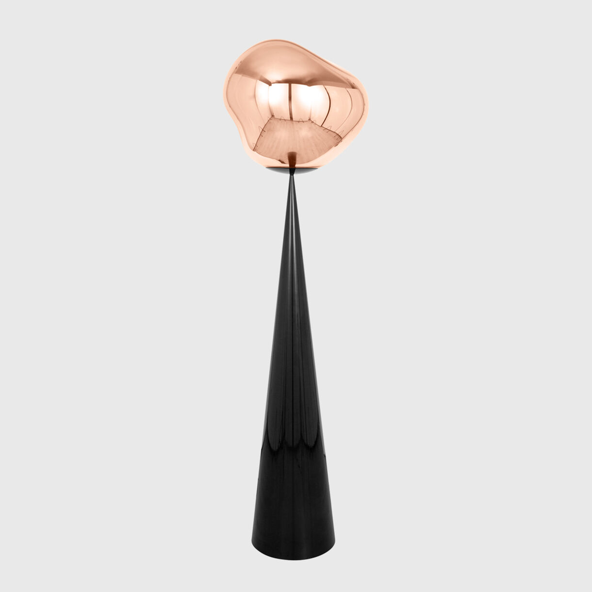 Melt Cone Fat Floor Lamp, Copper