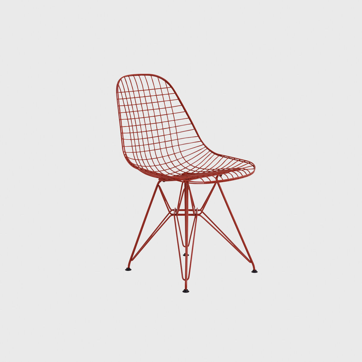 HM x Hay Eames Wire Outdoor Chair, Wire Base, Iron Red