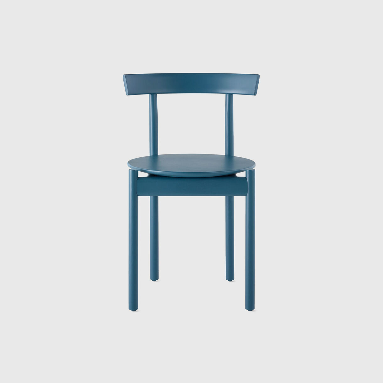 Comma Chair, Blue Stained Beech