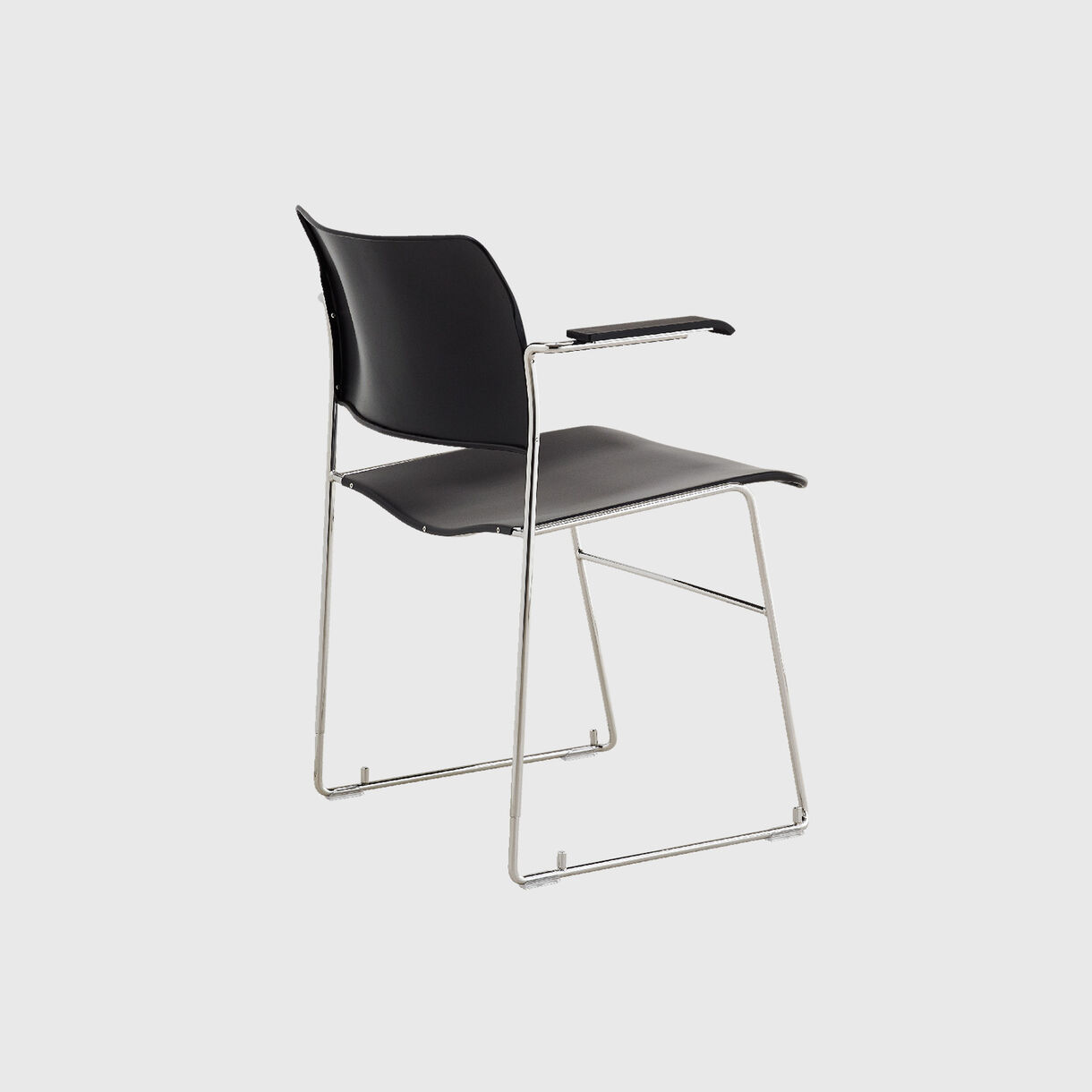 40/4 Armchair, Black Chrome