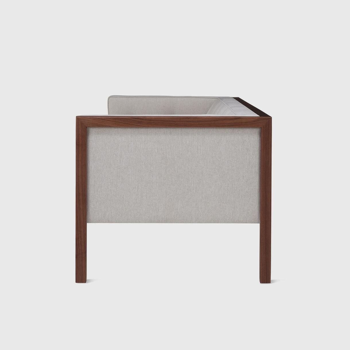 Nelson Cube Sofa, 2337mm, Walnut & Mode Clavicle