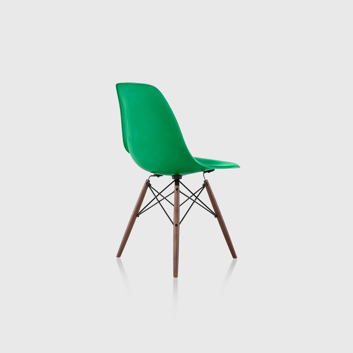 Eames Moulded Fibreglass Side Chair, Dowel Base