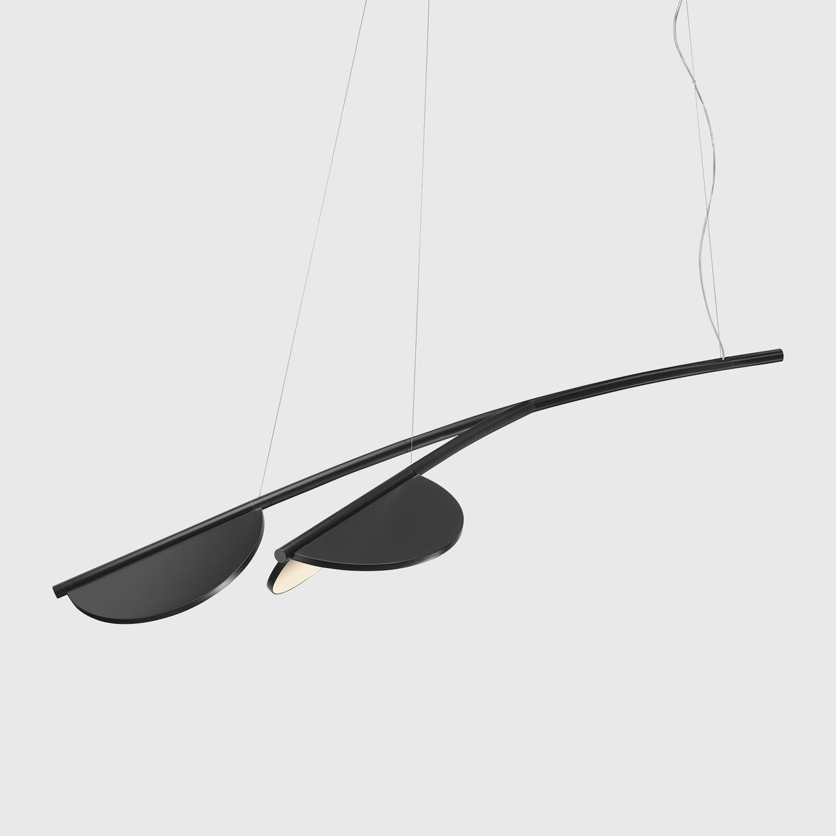 Almendra Organic S2 Suspension Lamp, Anthracite