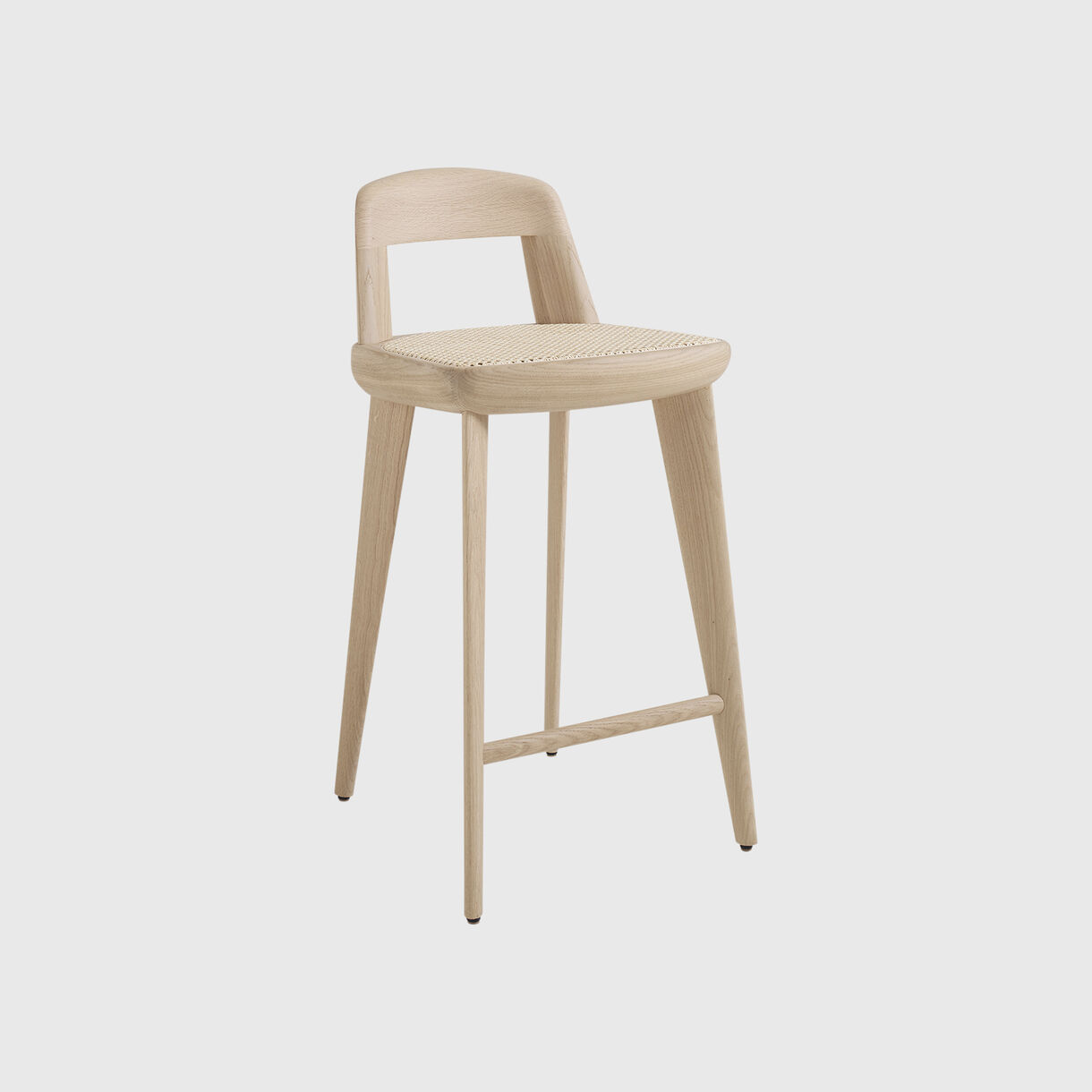 Brutus Counter Stool, Oak Vienna Cane