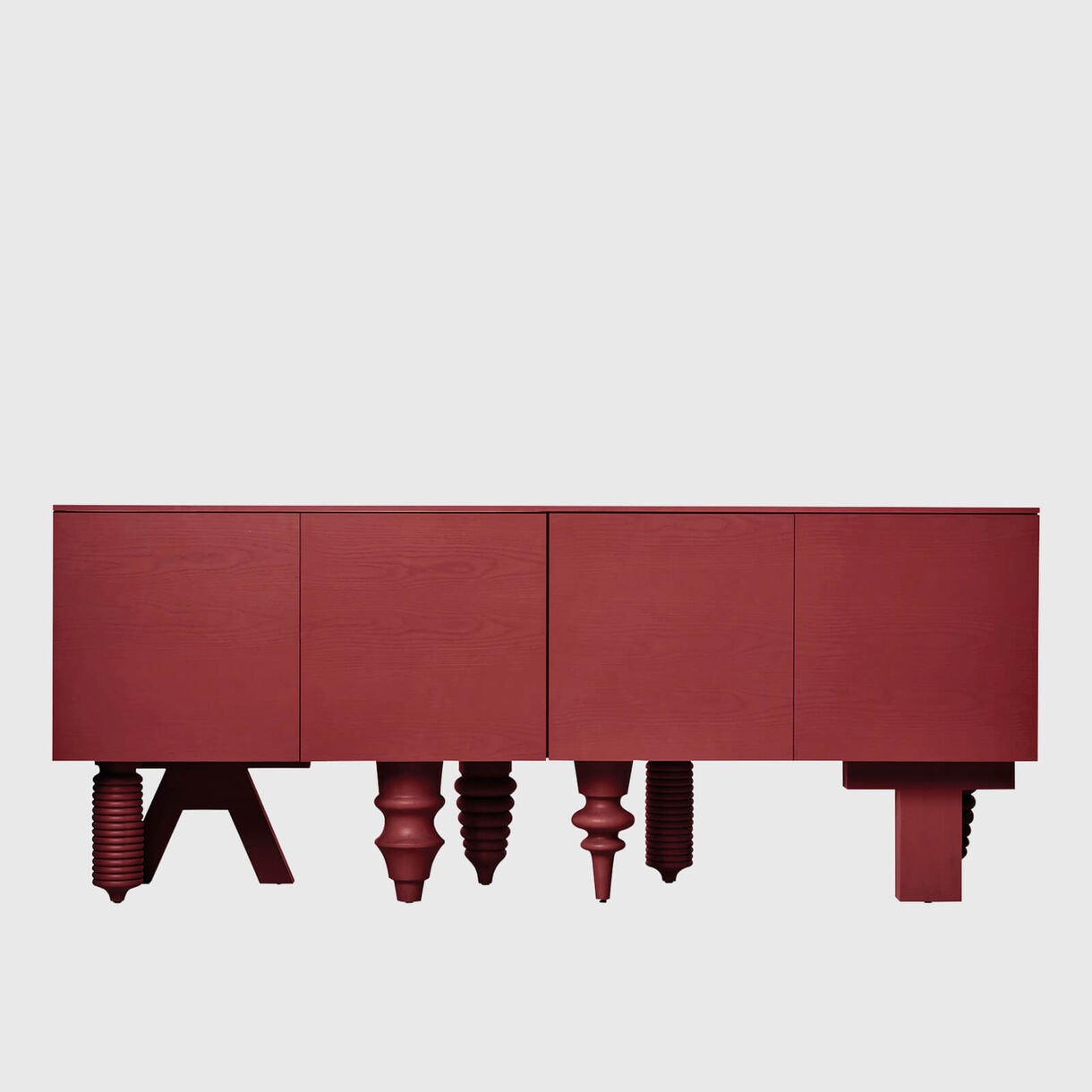 Multileg Cabinet, Red