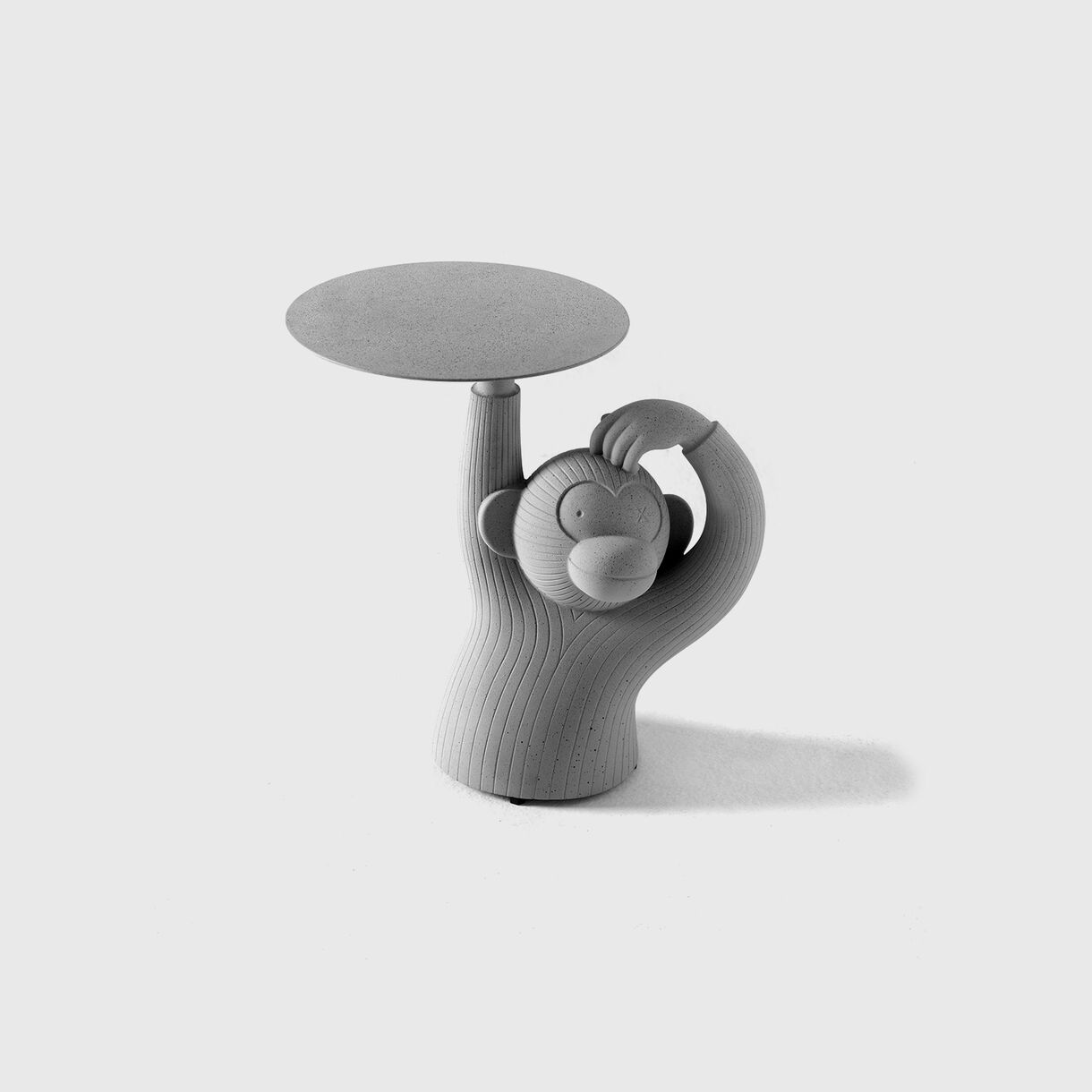 Monkey Side Table, Grey