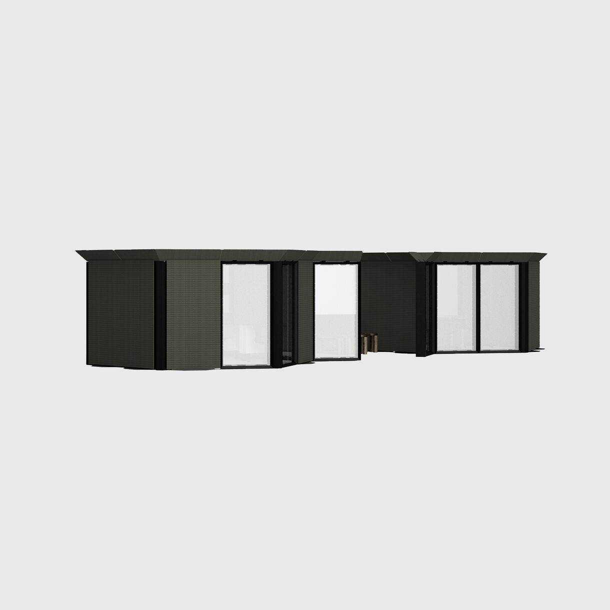Agile Modular Wall, Honeycomb Configuration