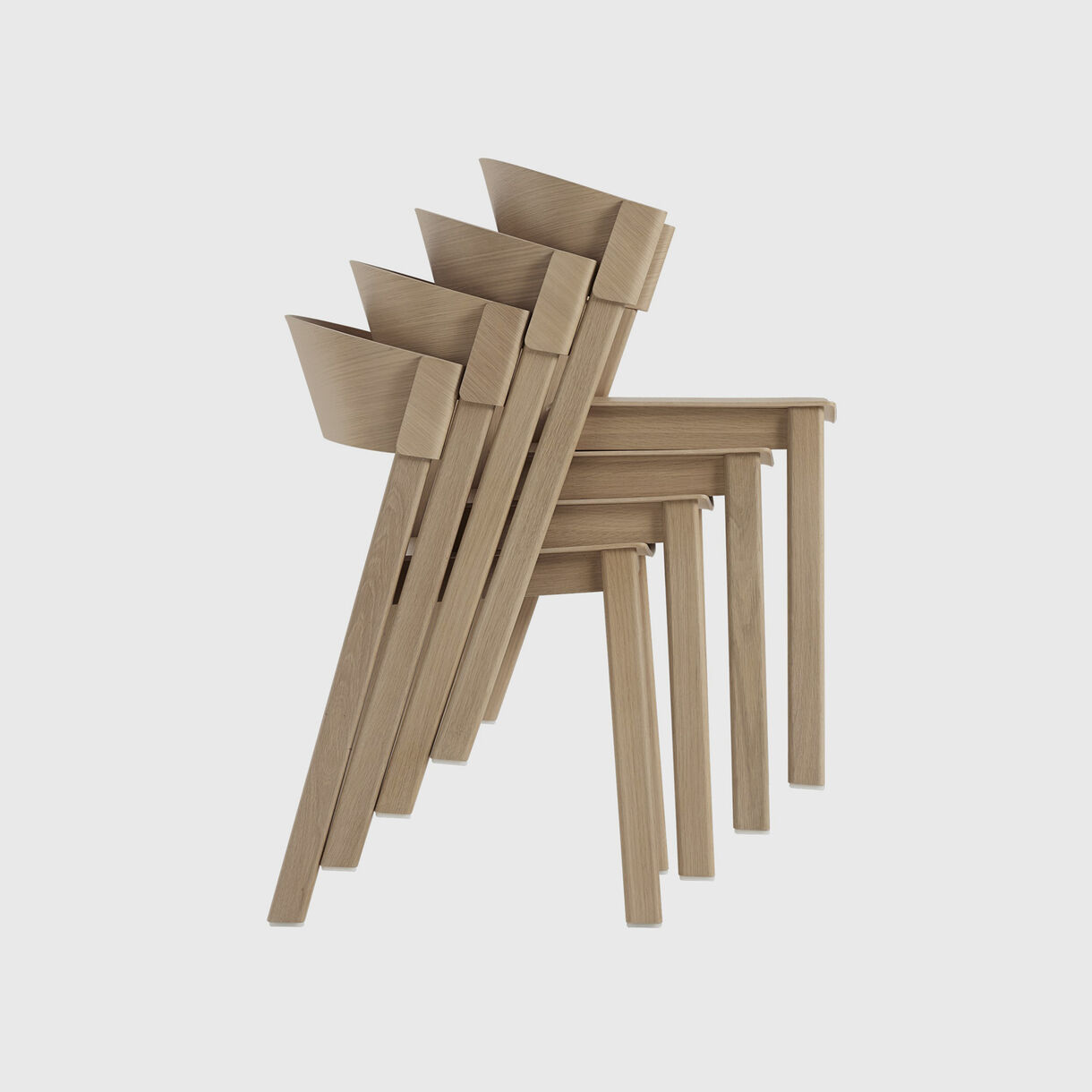 Cover Side Chair, Oak