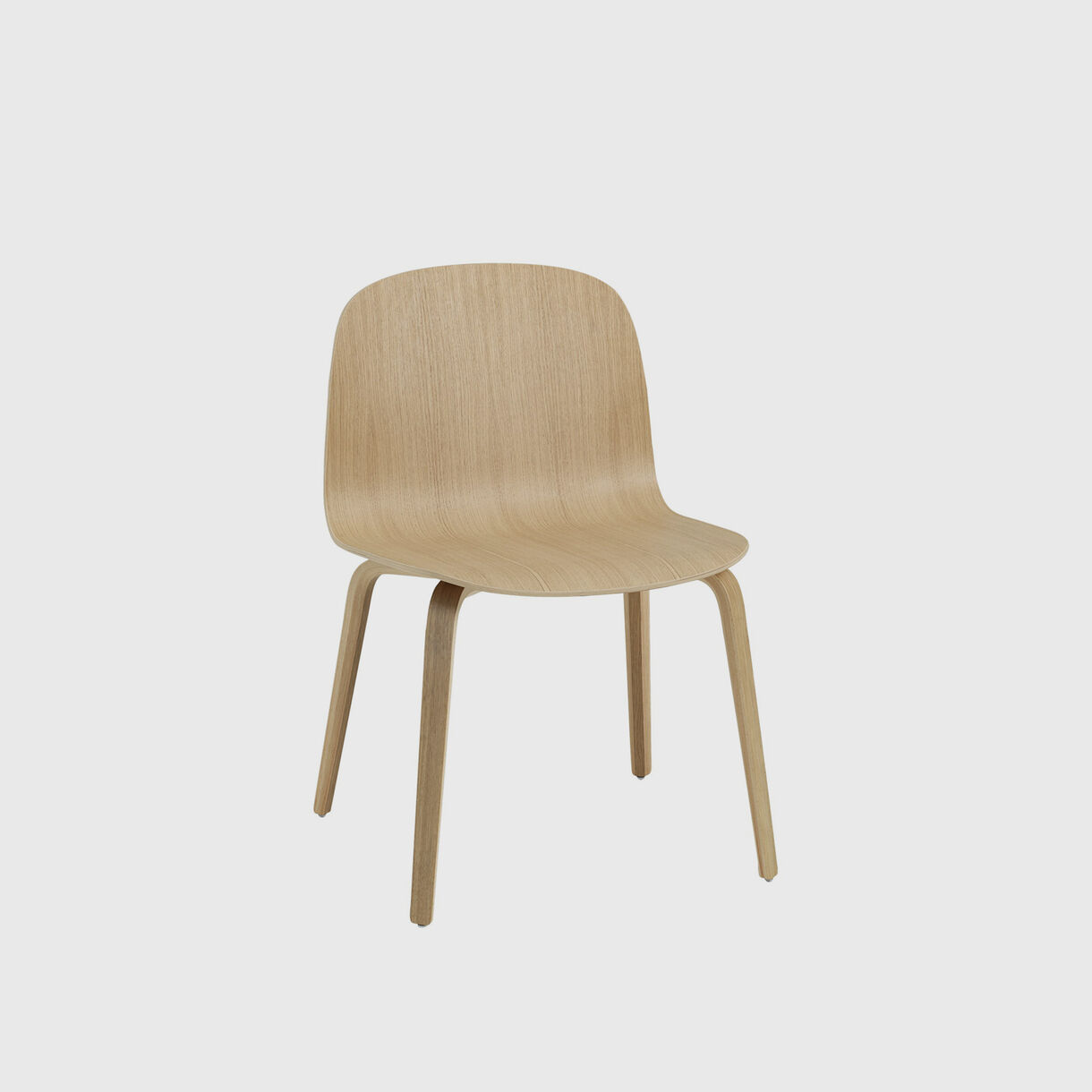 Visu Wide Chair Wood Base, Oak