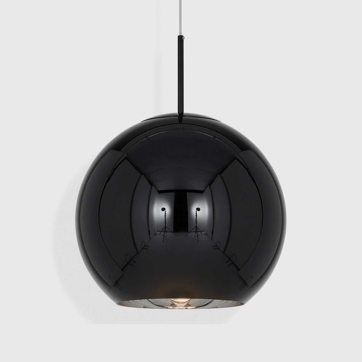 Copper Pendant Lamp 500mm, Black