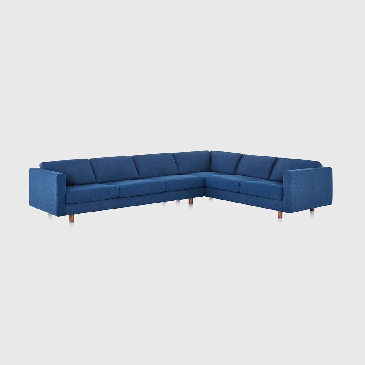 Lispenard Sectional Sofa, Right Configuration, Superweave Marine