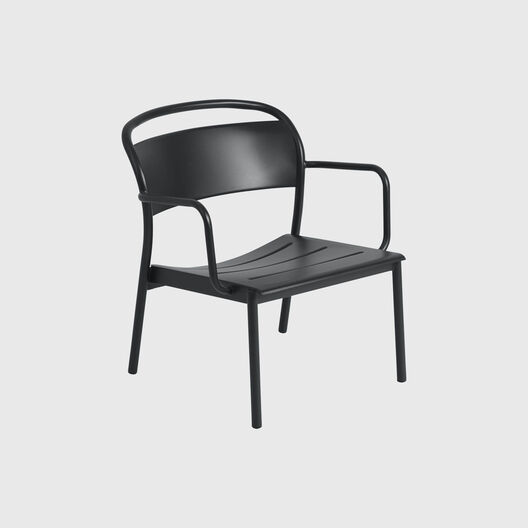 Linear Steel Lounge Armchair