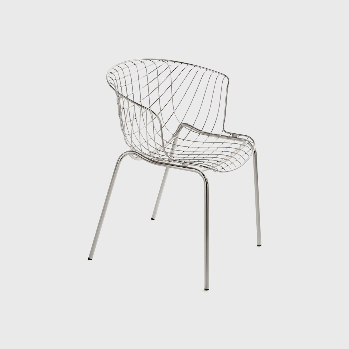Ayabi Chair, Chrome, Quarter