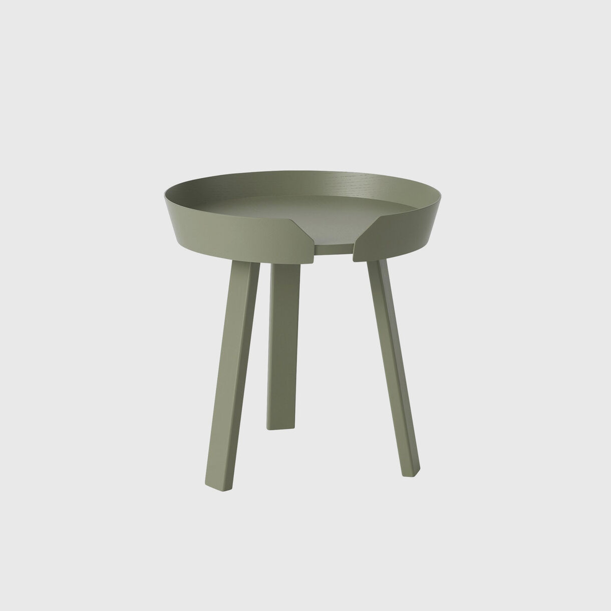 Around Coffee Table Small, Dusty Green