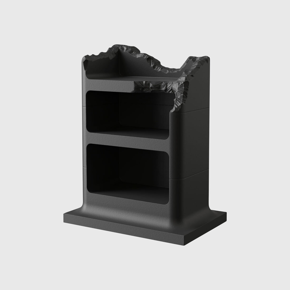 The Sculpted Series Bar Cabinet, Limited Edition, Black