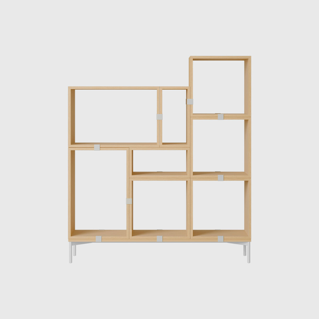 Stacked Bookcase Config. 5, Oak