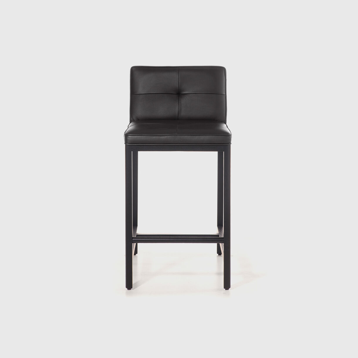 Wood Frame Stool, Counter, Ebonized Ash (A-EB), Coach, Black (99999)