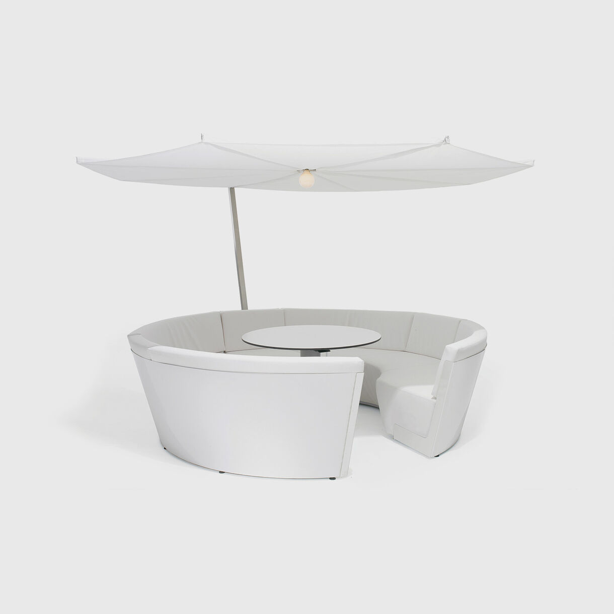 Kosmos Outdoor Lounge, 8 Seater with Parasol