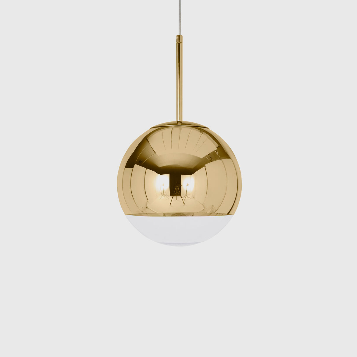 Mirror Ball Pendant 250mm, Gold
