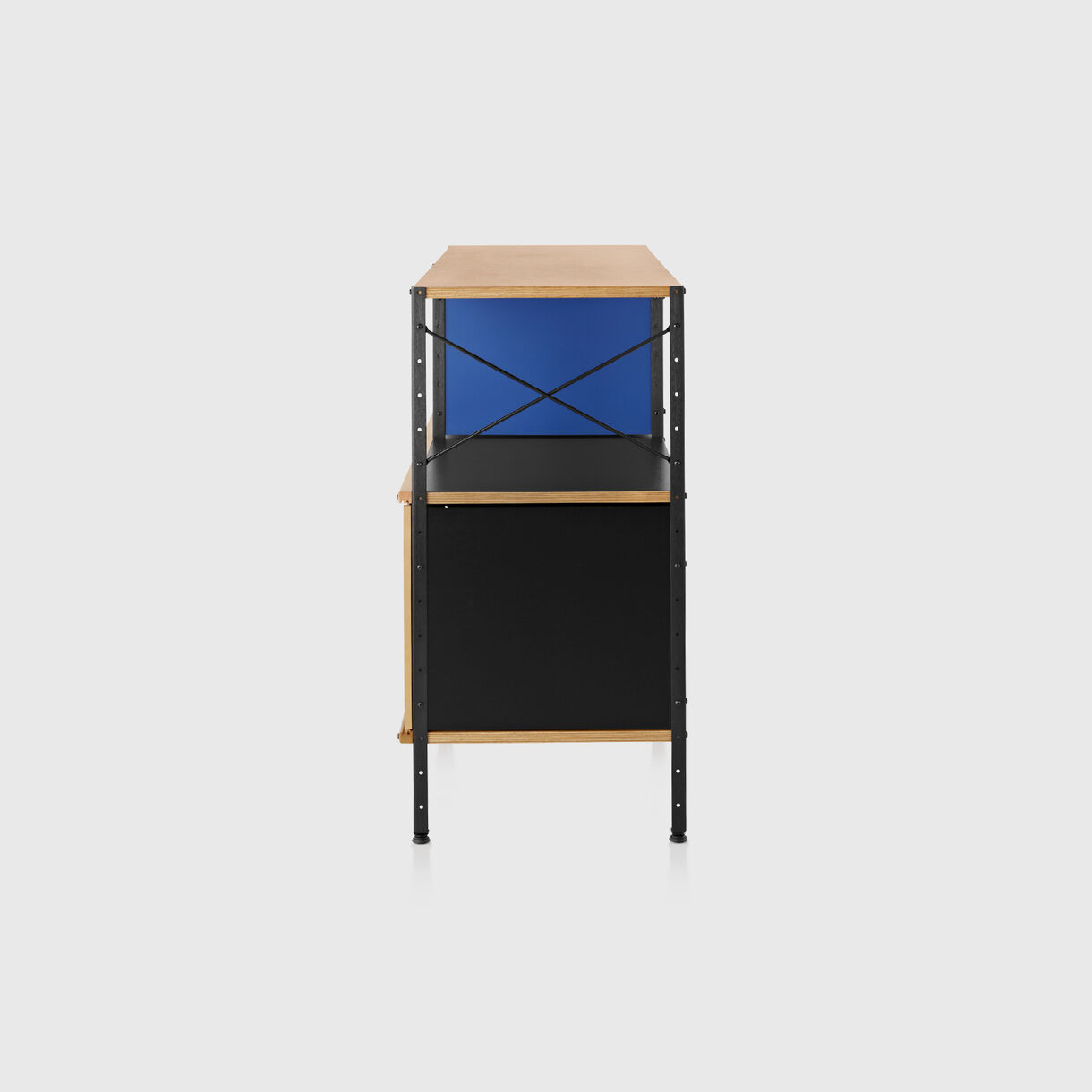 Eames Storage Unit, 2x2, Multicolour & Black