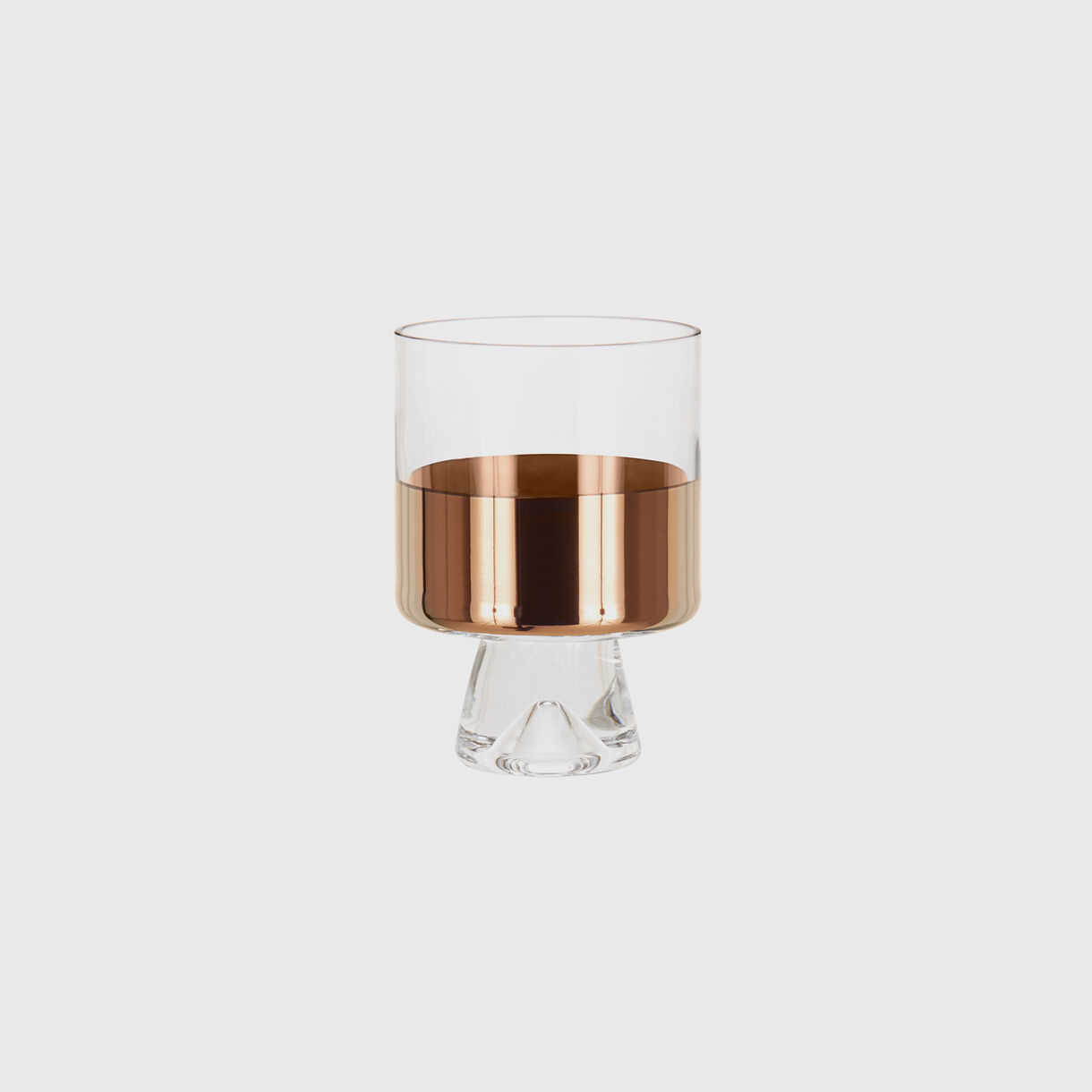 Tank Low Ball Glass, Copper
