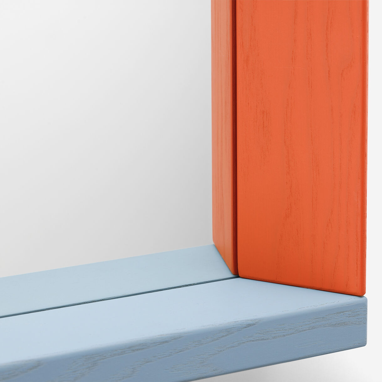 Colour Frame Mirror, Small, Blue/Orange