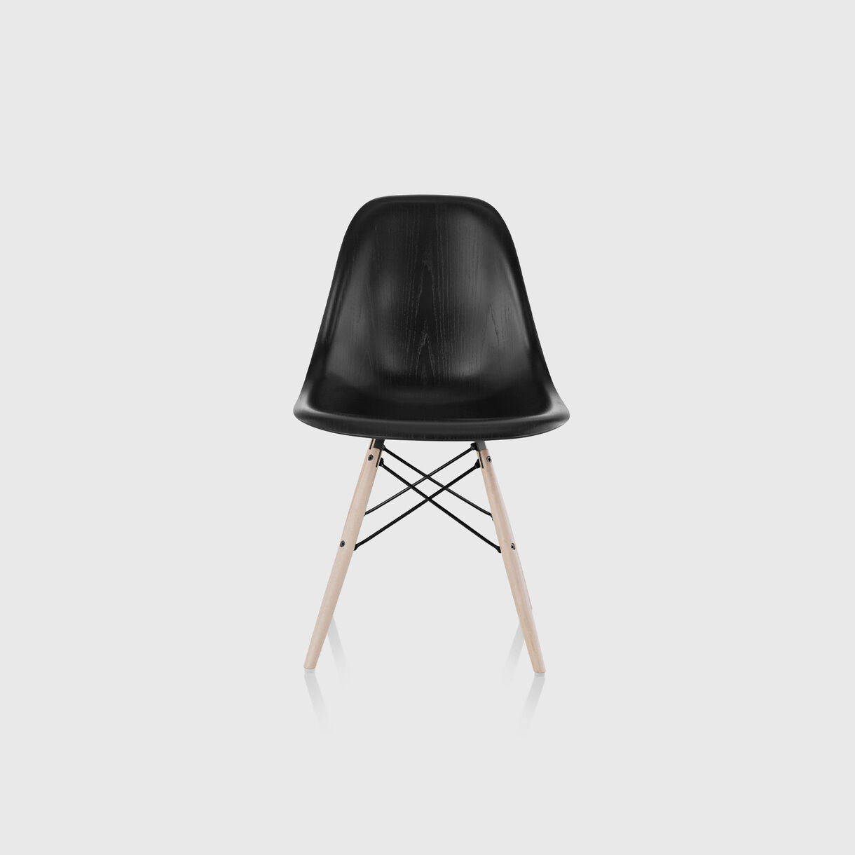 Eames Moulded Wood Side Chair, Dowel Base