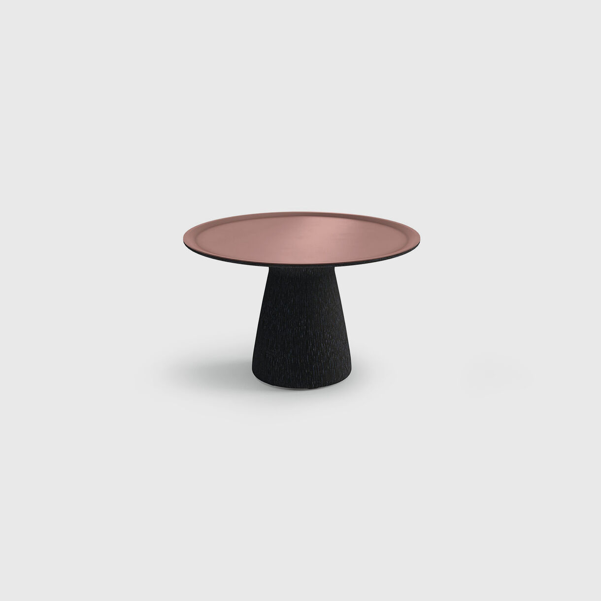 Foster 620 T2 Side Table, Burned Oak & Copper