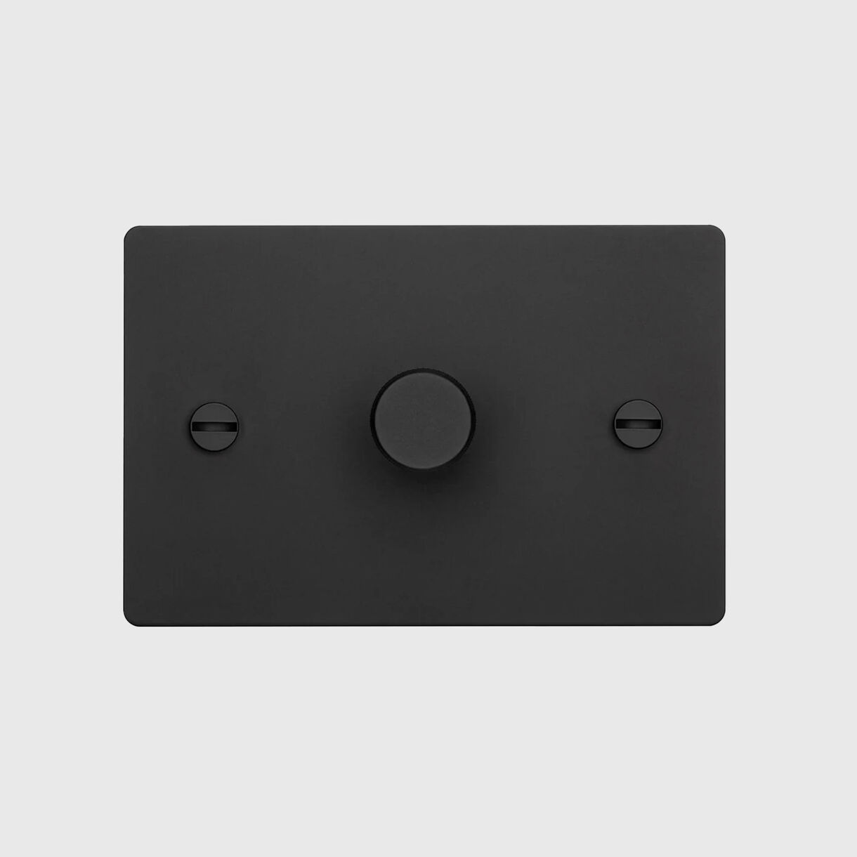 1G Dimmer Switch, Cross without Logo, Black
