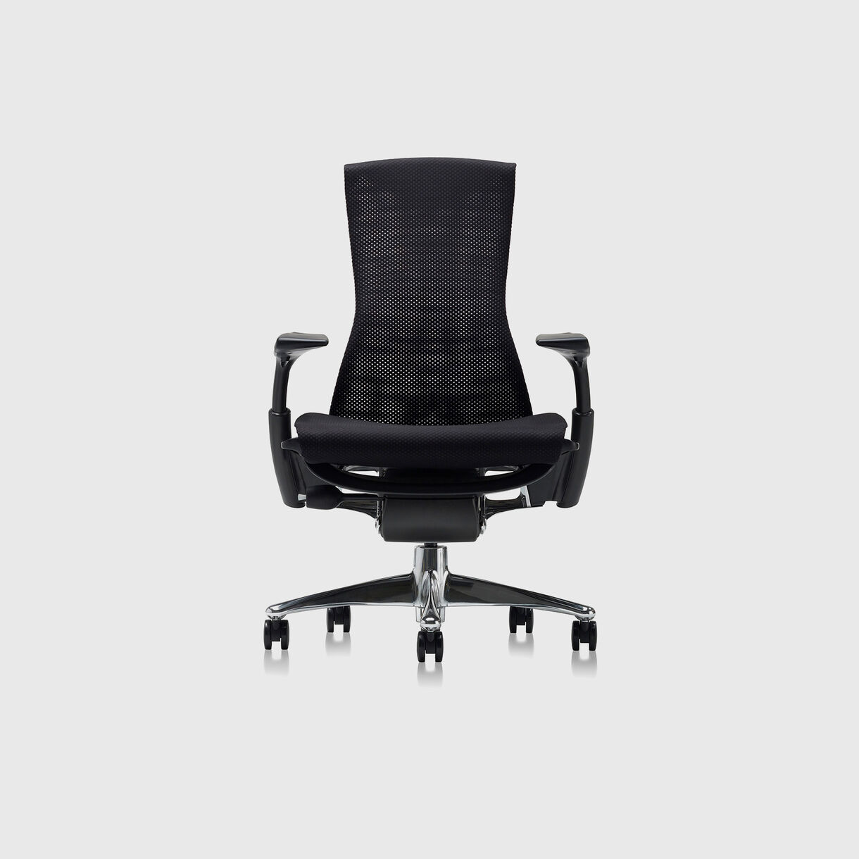 Embody Chair, Rhythm Black with Polished Base
