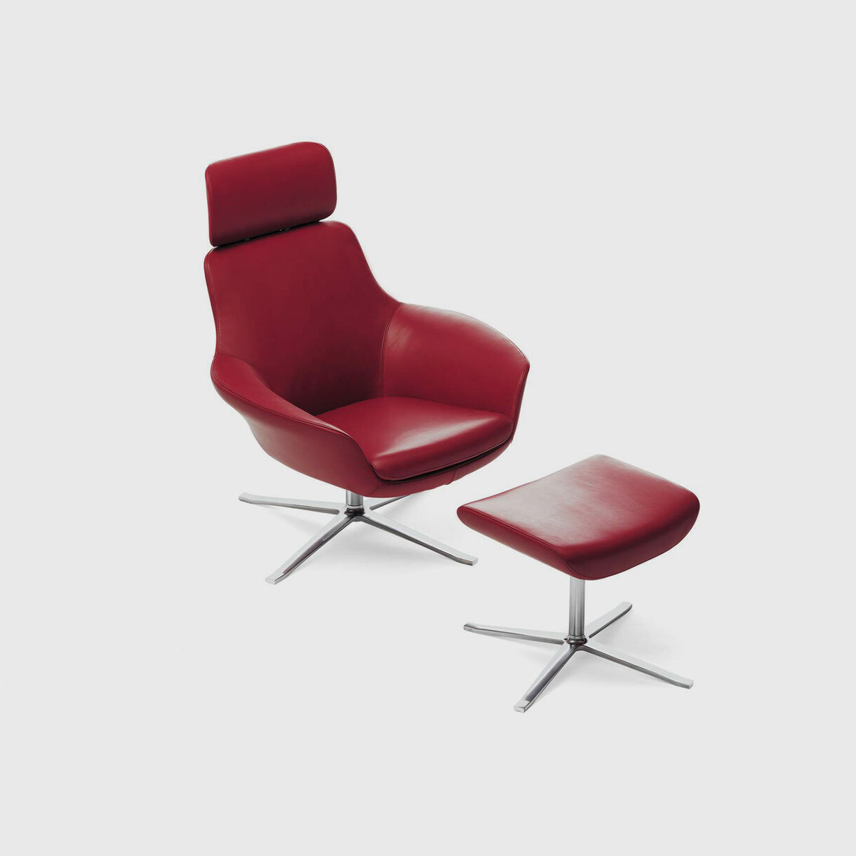 Walter Knoll Oscar Lounge Chair Living Edge