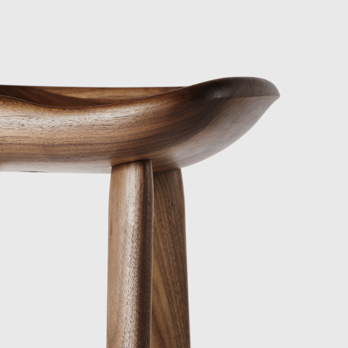 Tractor Low Stool, Walnut