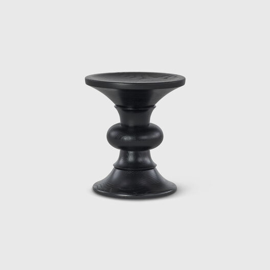 Eames&reg; Turned Stool, Ebony
