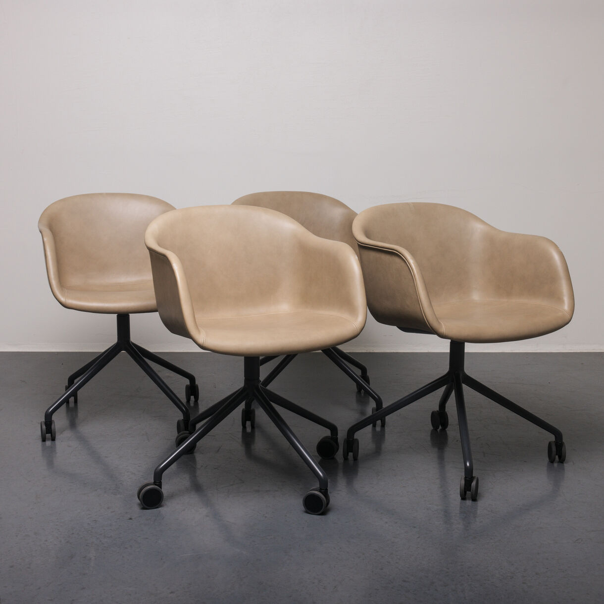 Fiber Conference Armchair, with Castors