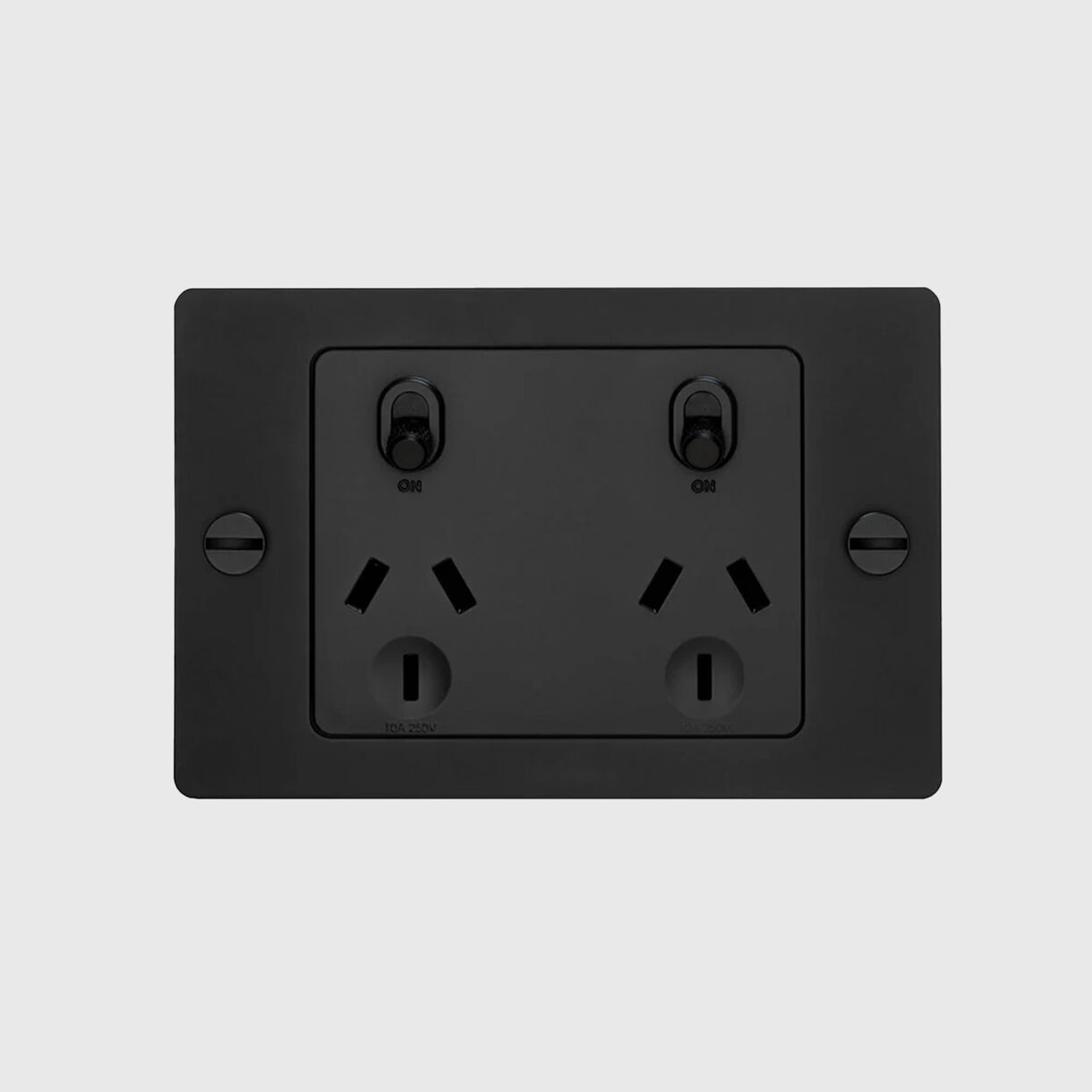 2G GPO Socket without Logo, Black