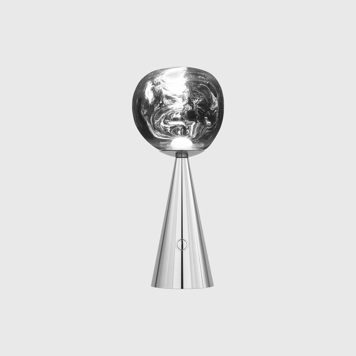 Melt Portable Lamp, LED, Chrome