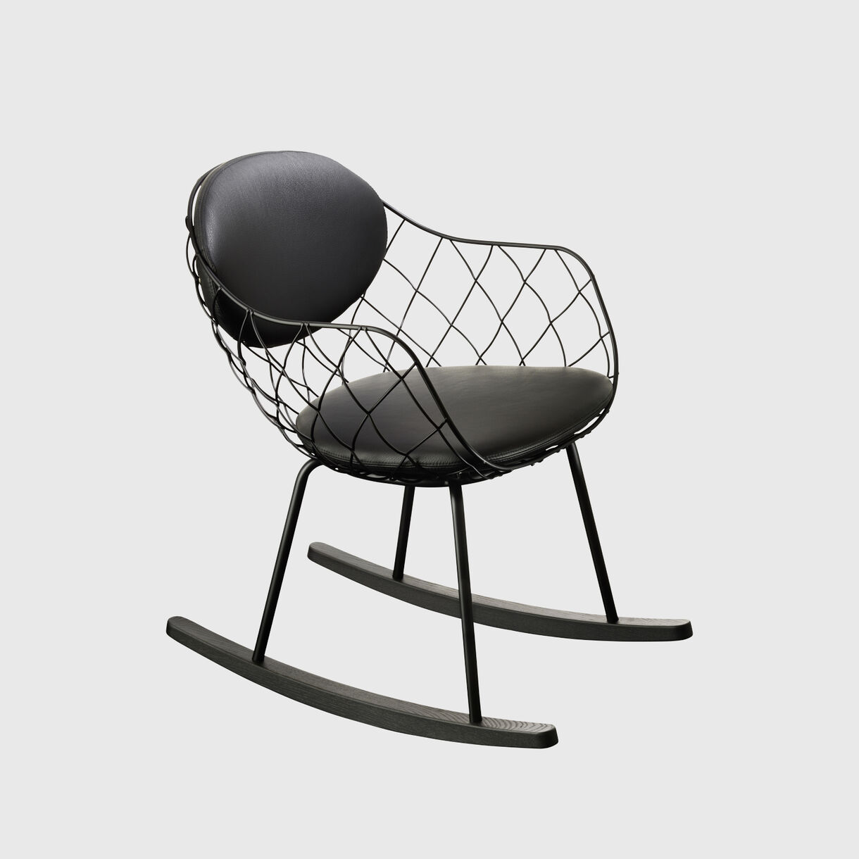 Pina Rocking Chair, Black