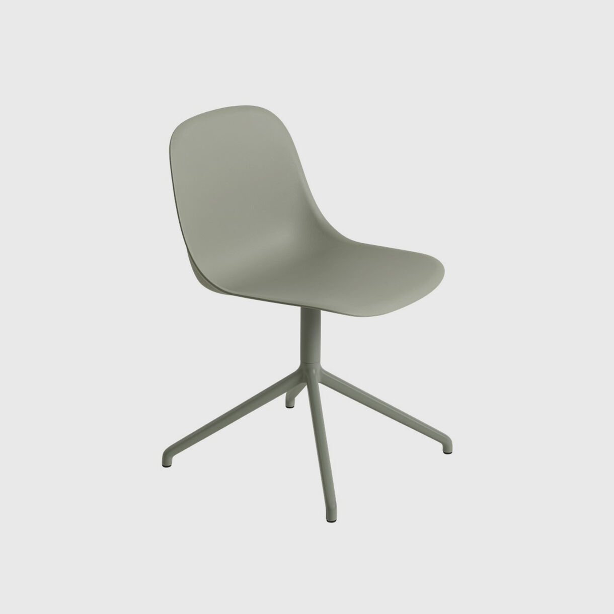 Fiber Side Chair, Swivel Base with 4 Star Base