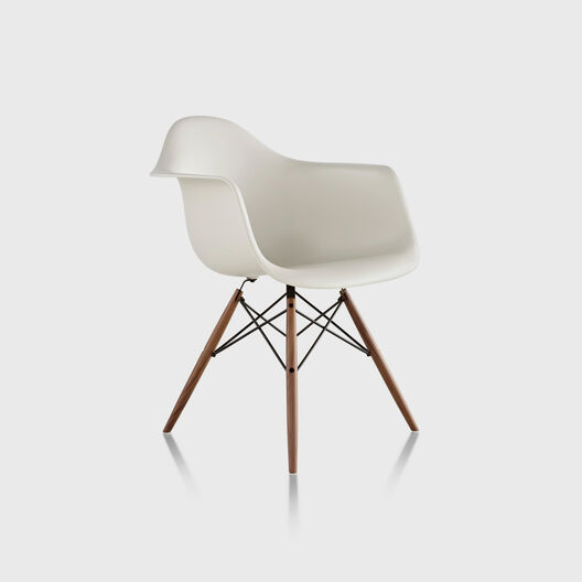 Eames® Moulded Plastic Armchair, Dowel