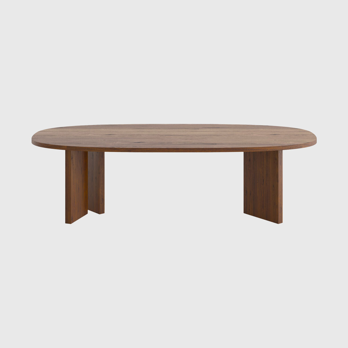 Kaname Oval Table, Chocolate Brown