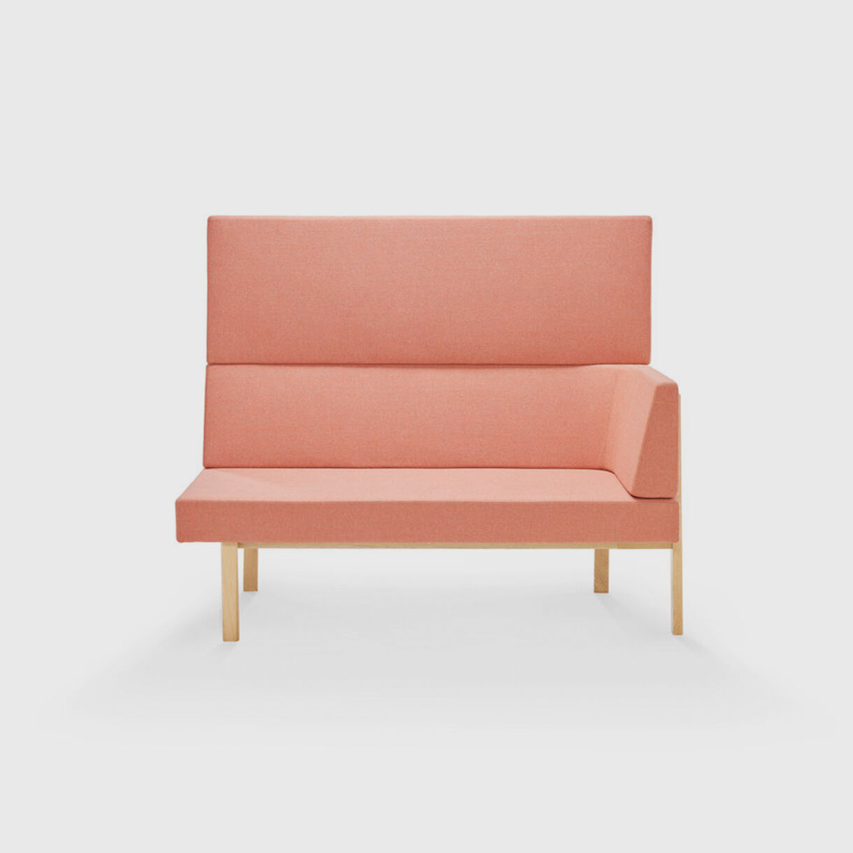 Homework Highback Chaise Lounge, Peach