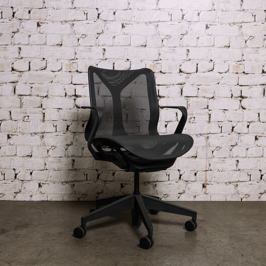 Cosm Work Chair Low Back, Graphite